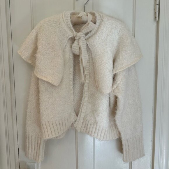 Free People Cream Cape Sweater - Picture 1 of 11